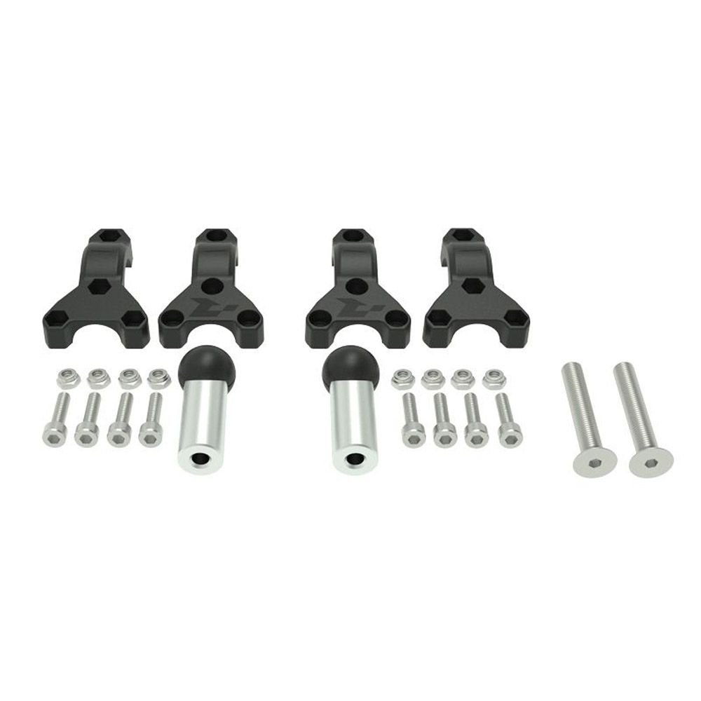 Specific Mounting Kit Handlebar 22=>28 Bmw Gs700/800 - Grafite Offroad