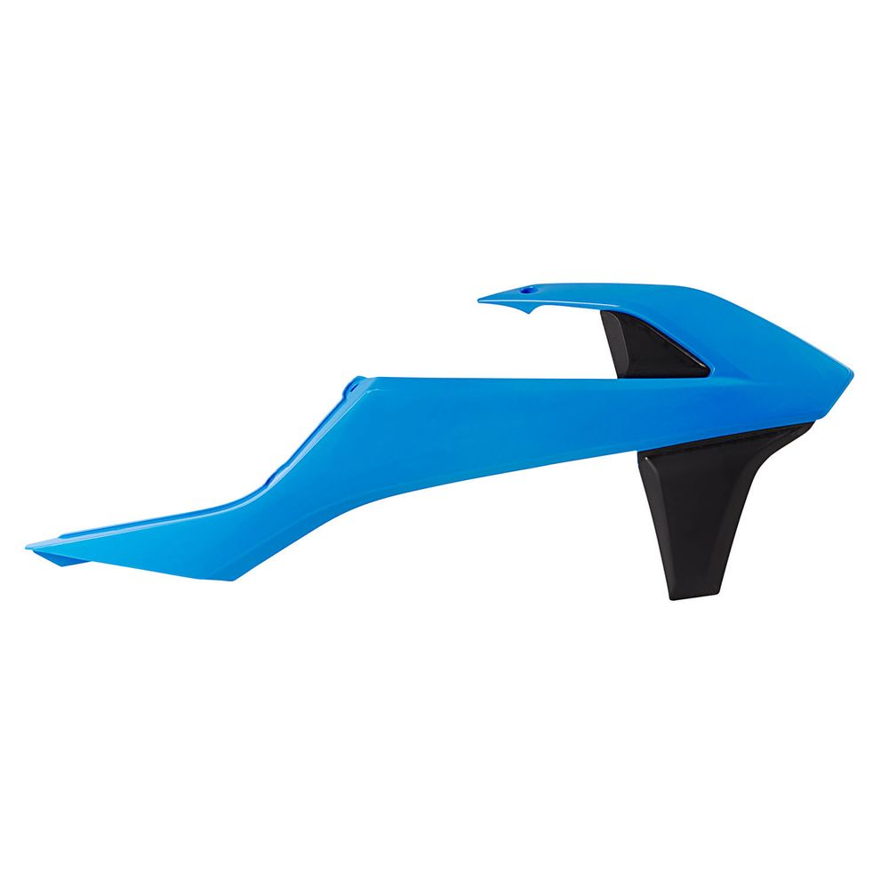 Radiator Scoops Vintage Light Blue-black Replica Ktm - Grafite Offroad