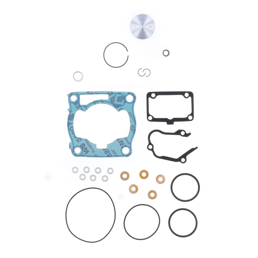 Top End Piston Kit: Cast 2-Stroke Piston Ø 43,5 mm + Top End Gasket Kit - Grafite Offroad