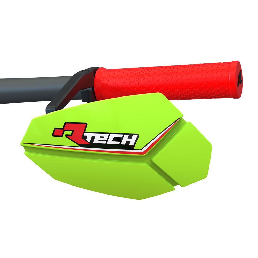 R20 Bike Handguards W/mounting Kit Neon Yellow - Grafite Offroad