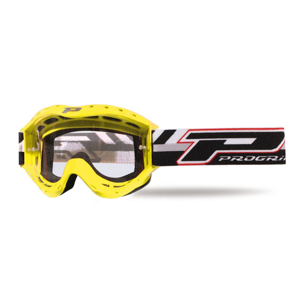 Progrip Kids Goggle 3101 - Transparent Lens - Yellow - Grafite Offroad
