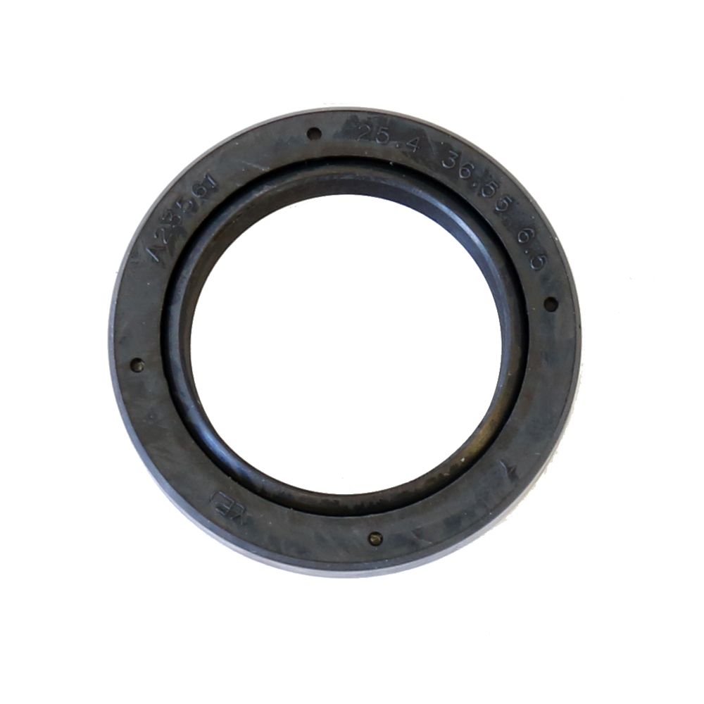 Oil Seal with Rubber Exterior 25,4x36,55x6,5 mm in NBR with one Seal-lip, one Dust Lip and Spring - Grafite Offroad