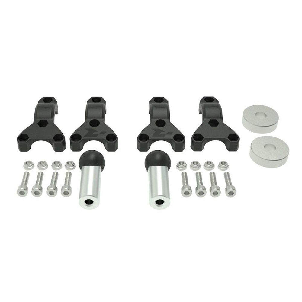 Specific Mounting Kit Handlebar 22=>28 Bmw Gs1200/1250 - Grafite Offroad