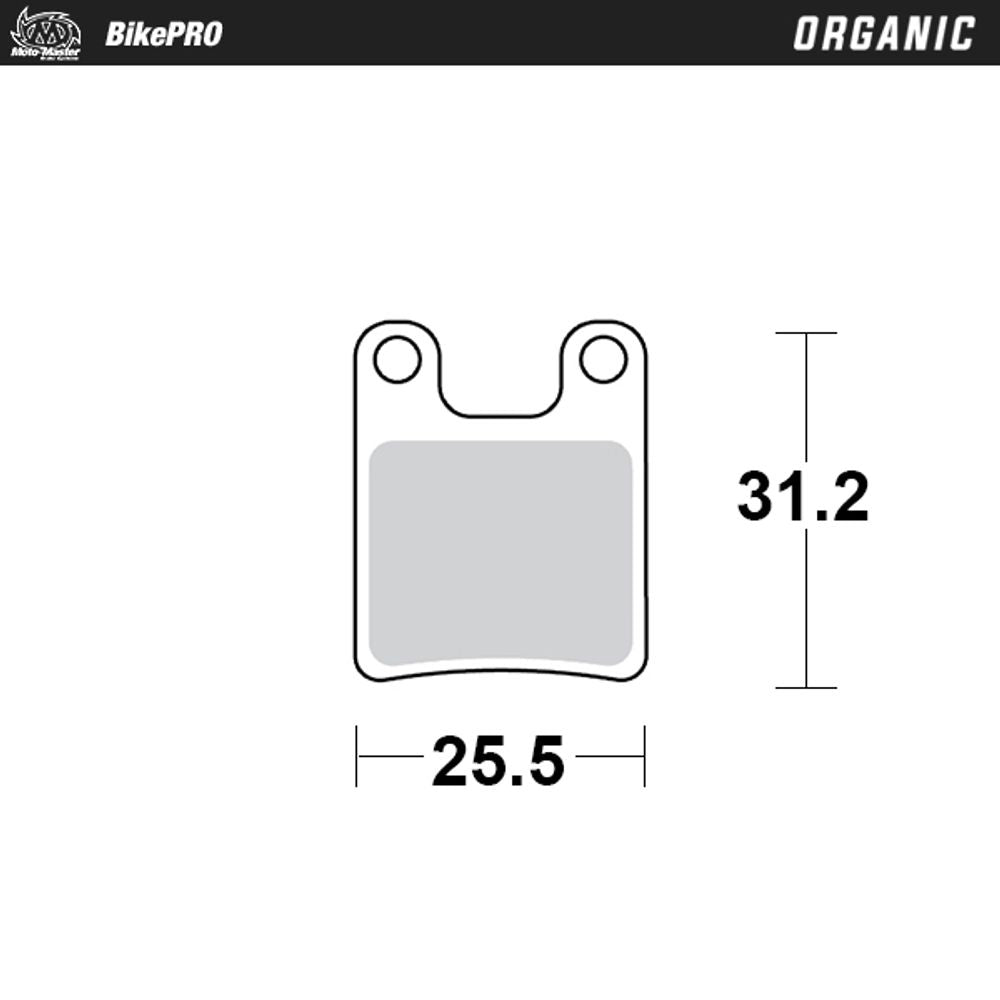 Brake Pad Bicycle Organic - Giant Mph -1 - Grafite Offroad