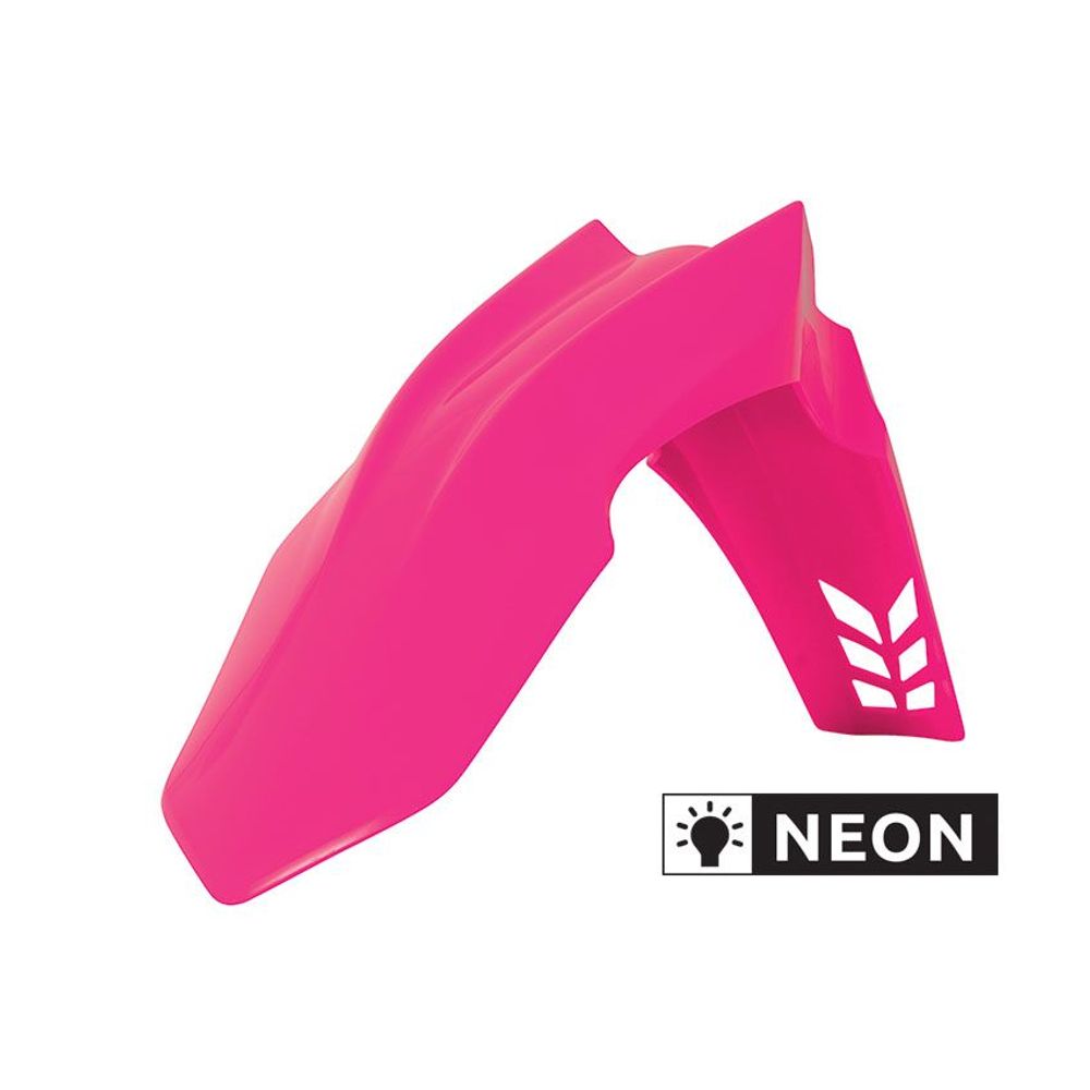 Vented Front Fender White Replica Neon Pink - Grafite Offroad