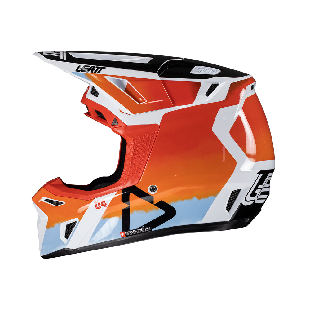 8.5 Composite motocross helmet with goggle included - Grafite Offroad