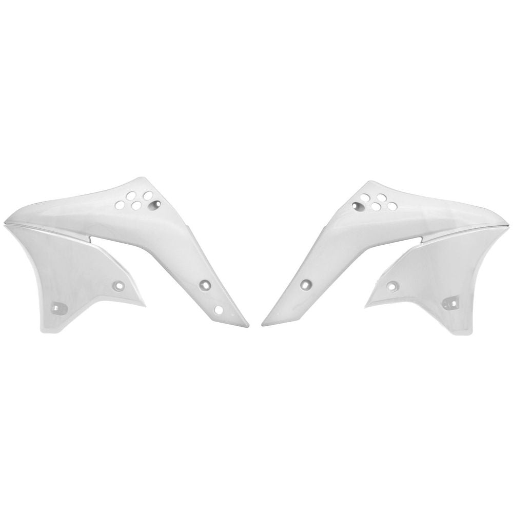 Radiator Scoops White Replica Kawasaki - Grafite Offroad