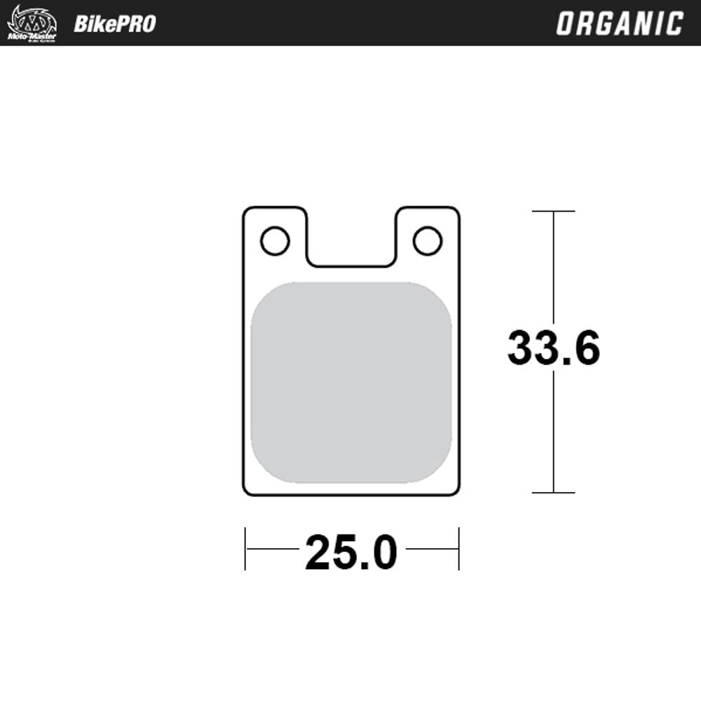 Brake Pad Bicycle Organic - Hope O2,c2 - Grafite Offroad