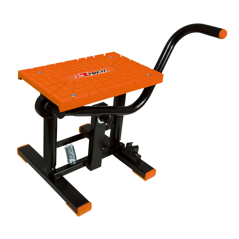 Foot Lift Bike Stand Cross Tpu Plate Black-orange Universal - Grafite Offroad