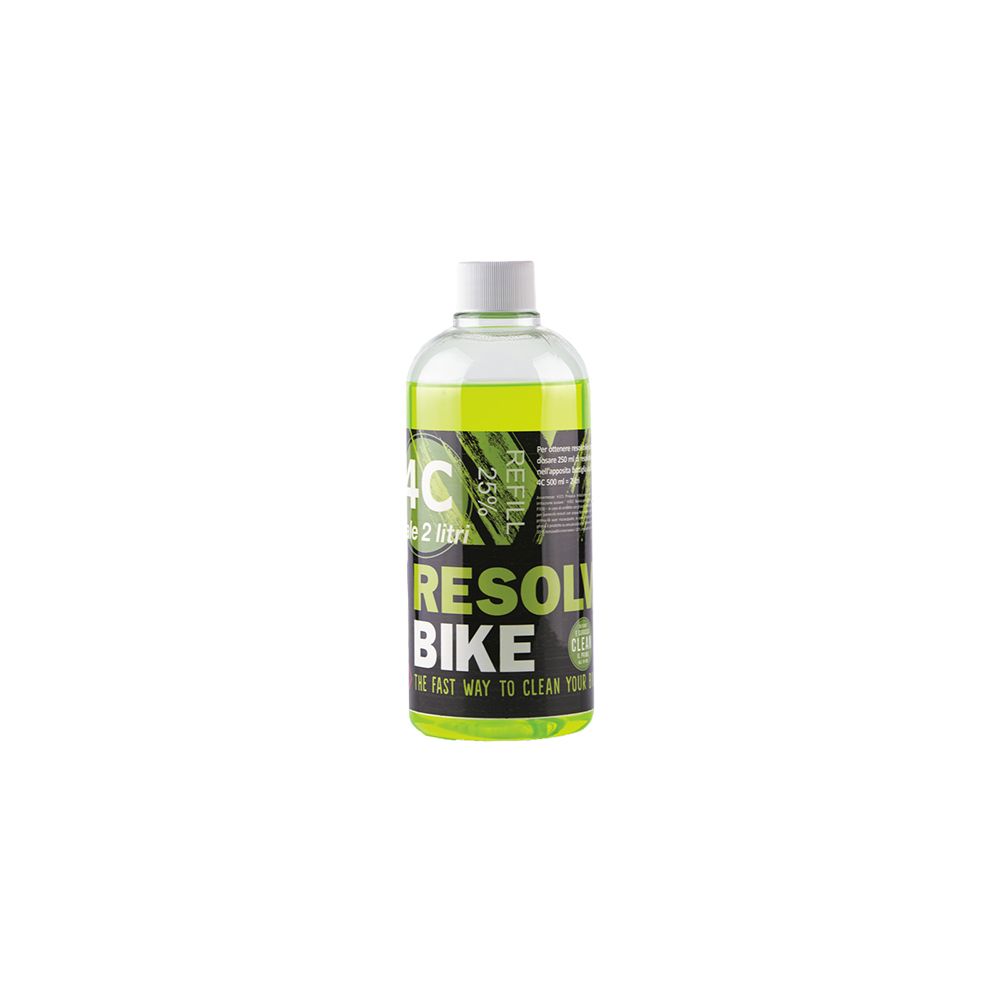 Resolvbike Clean 4c Detergent Refill (concentrated Version) for Bike and Moto - 500 Ml - Grafite Offroad