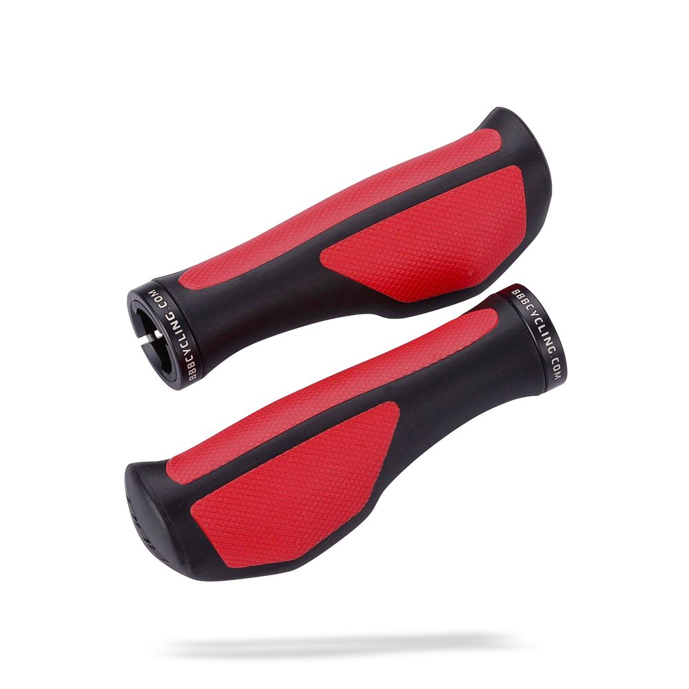 Bike Grips Ergofix | 132 Mm | Black-red - Grafite Offroad