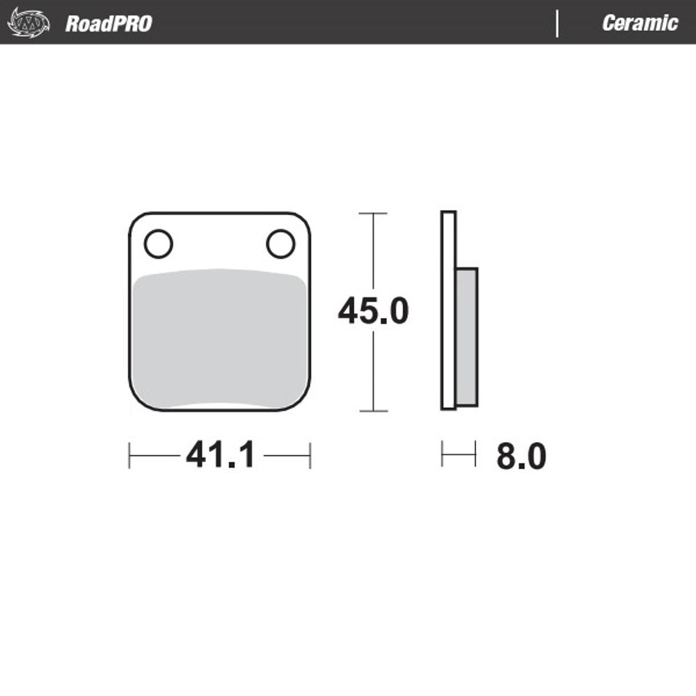 Brake Pads Roadpro Ceramic - Front and Rear - Grafite Offroad