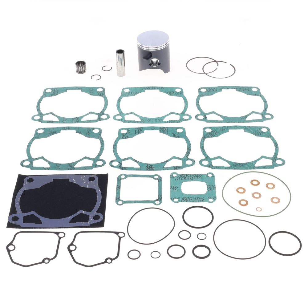 Top End Piston Kit: Cast 2-Stroke Piston Ø 66,4 mm + Top End Gasket Kit - Grafite Offroad