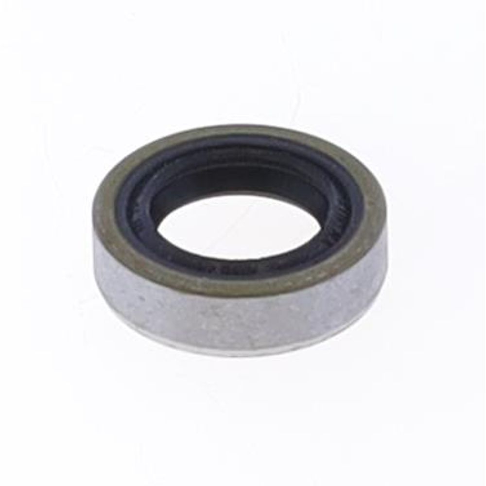 Oil Seal with Metal Exterior 15x24x7 mm in NBR with one Seal-lip, one Dust Lip and Spring - Grafite Offroad