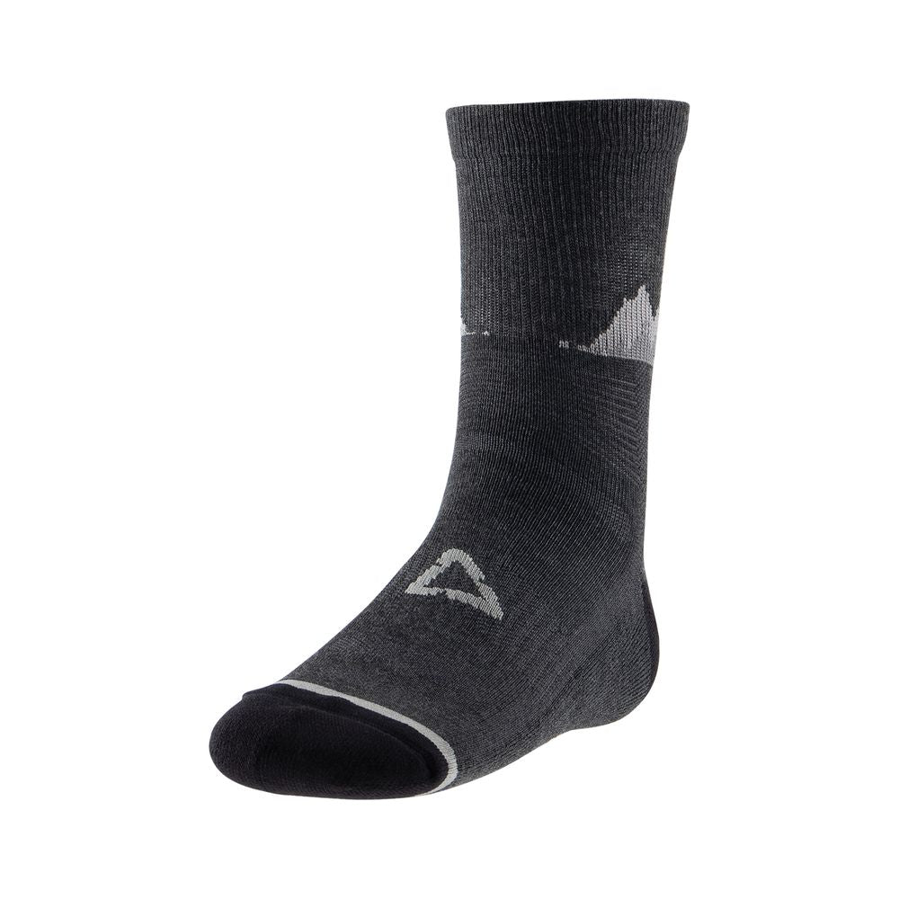 Leatt_Socks_MTB_Heather_FrontLeft_Blac