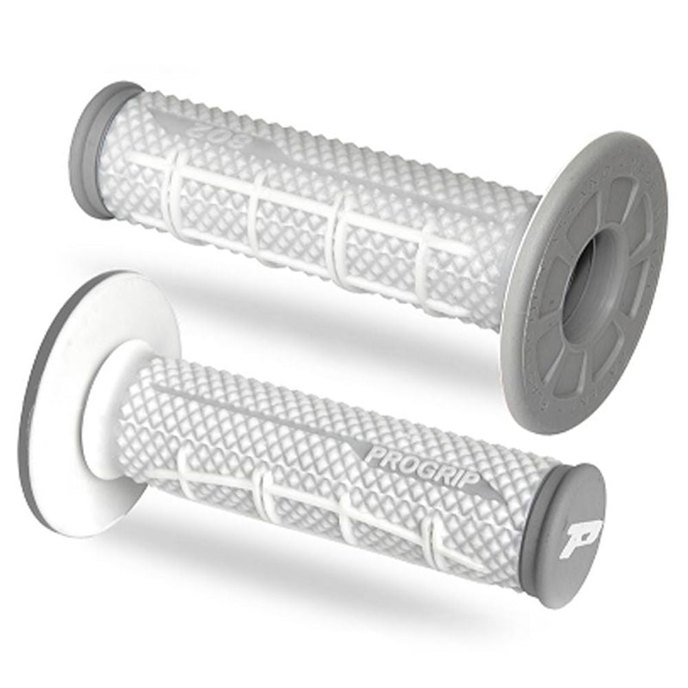 Puños Progrip 802 Mm 22/25 - Doble Densidad - Gris/leche