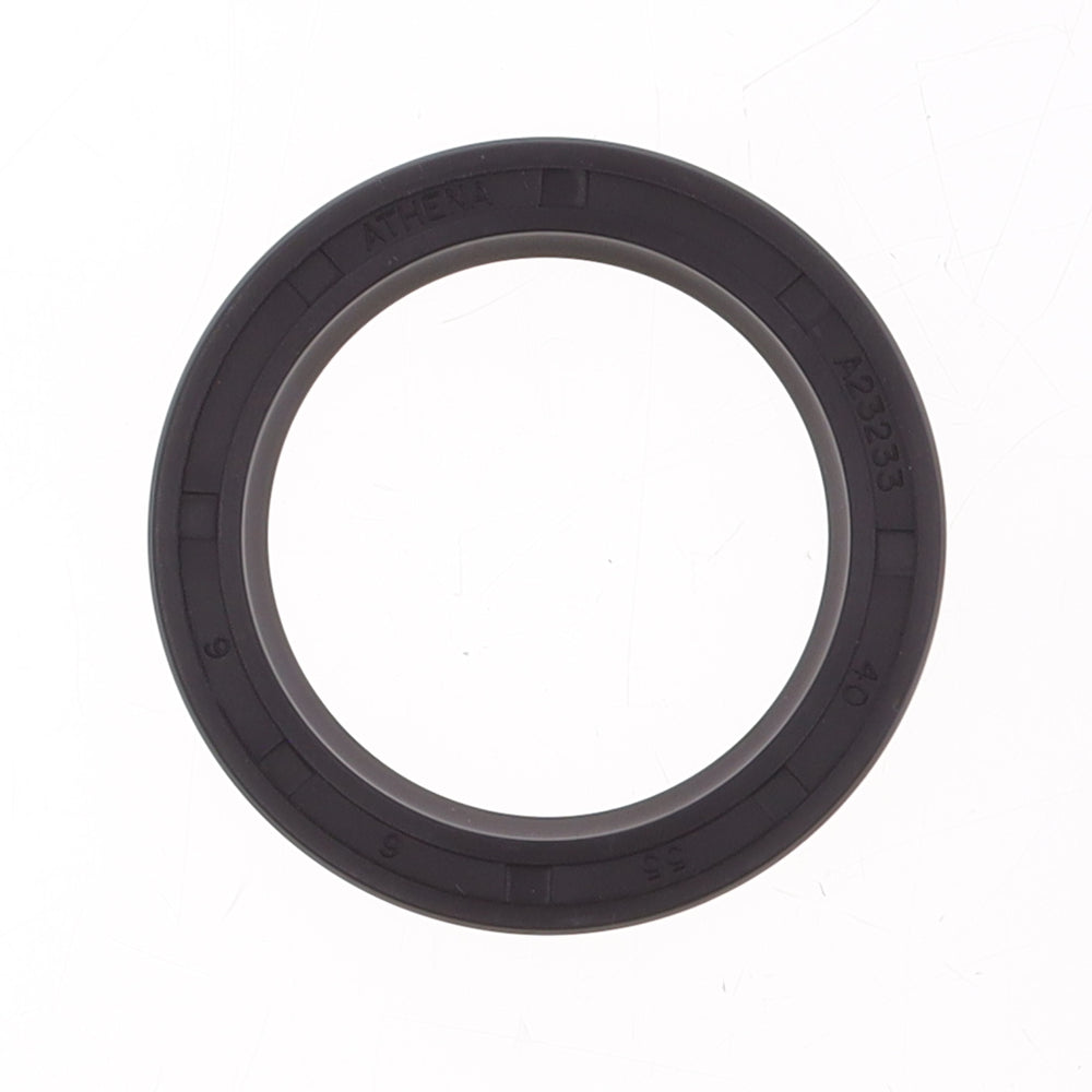 Oil Seal with Rubber Exterior 40x55x6 mm in FKM with one Seal-lip and Spring - Grafite Offroad