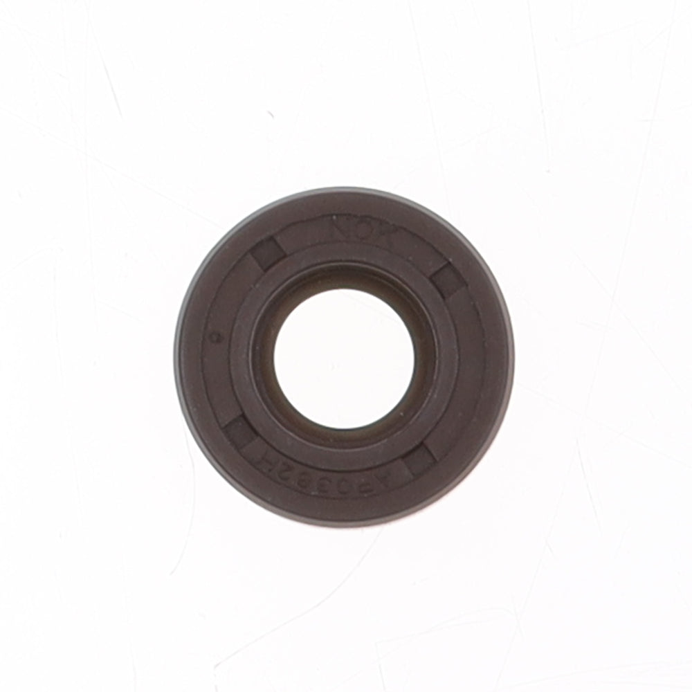Oil Seal with Rubber Exterior 12x25x7 mm in FKM with one Seal-lip and Spring