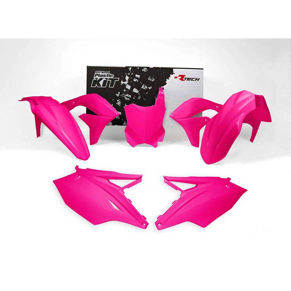 Plastics Kit 5 Pcs Neon Pink Replica Kawasaki - Grafite Offroad