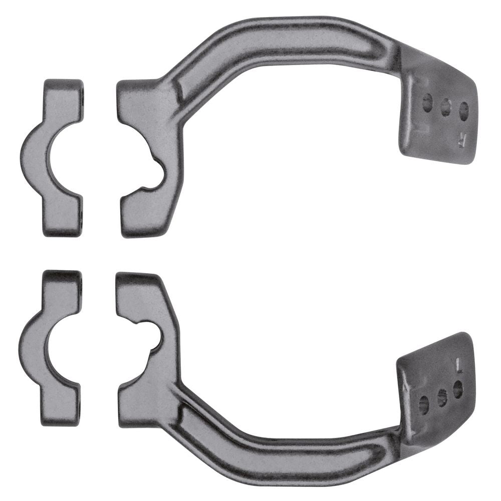 Alu Mounting Kit with Clamps - Dual Evo/vertigo/flx Silver Universal - Grafite Offroad