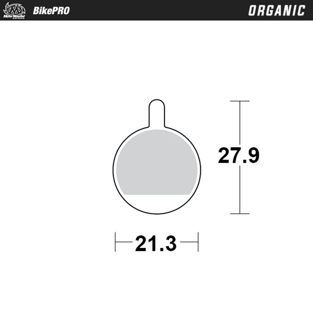 Brake Pad Bicycle Organic - Clark Cmd -8, Cmd -11, Cmd -16 - Grafite Offroad