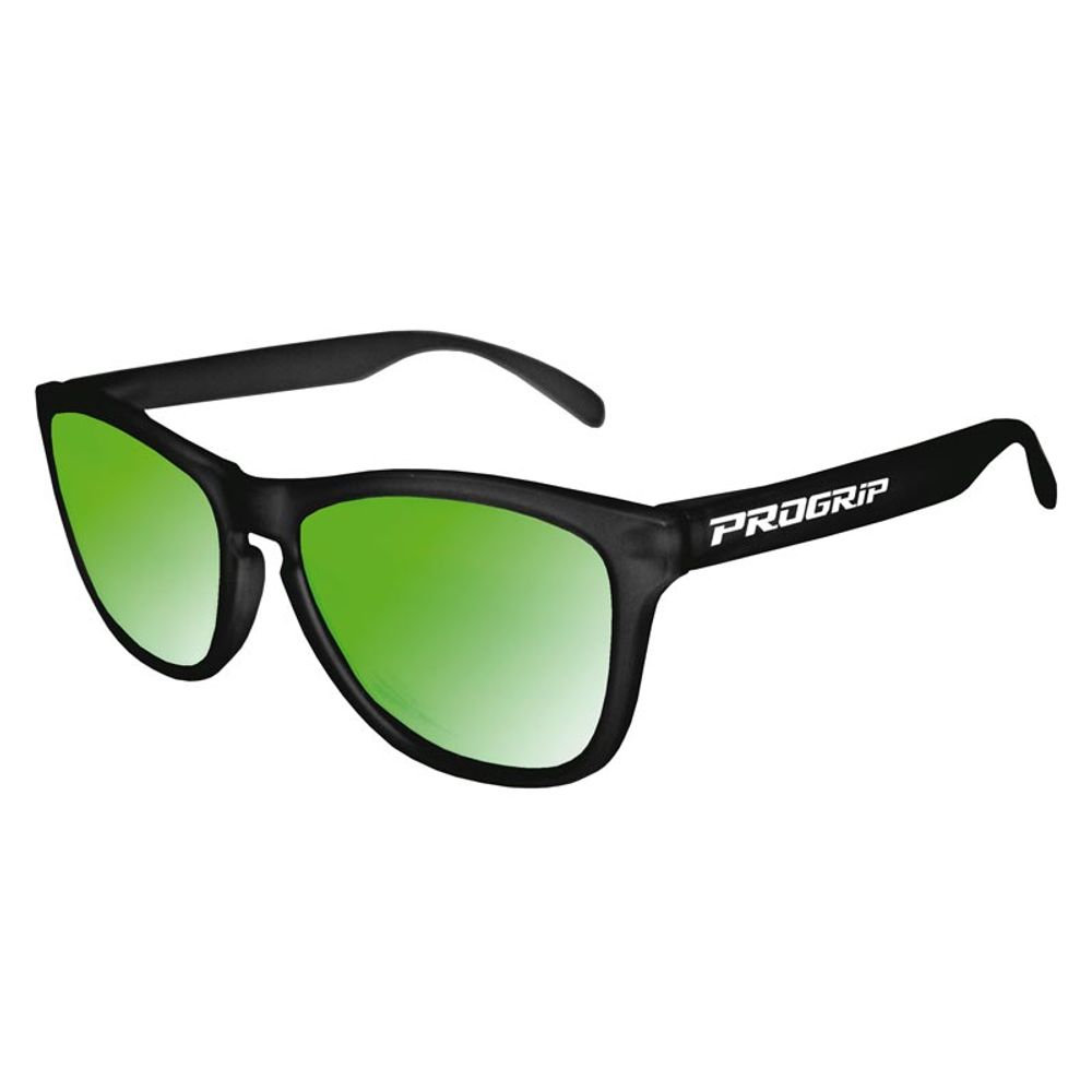 Sunglasses Progrip 3604 - Unisex - Black Matt - Multilayered Green Lens - Grafite Offroad