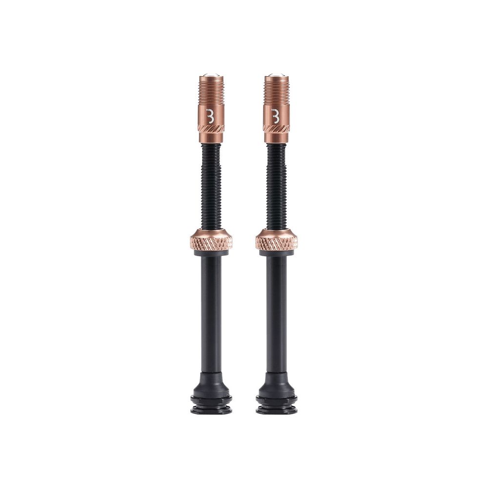 Tubeless Valves Al Valve Corecap 80mm, 2 Pcs, Bti-166 | Copper - Grafite Offroad