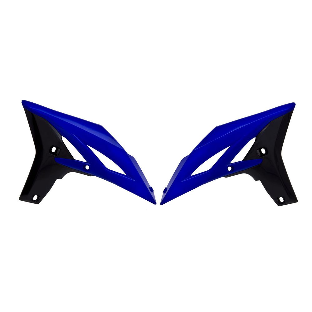 Radiator Scoops Yz Blue-black Replica Yamaha - Grafite Offroad