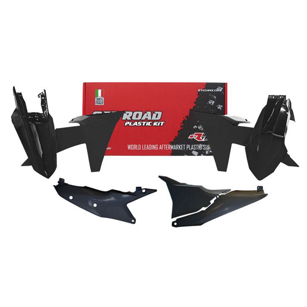 Replica Plastics Kit 5 Pcs - with Left Airbox Side Panel Black - Grafite Offroad