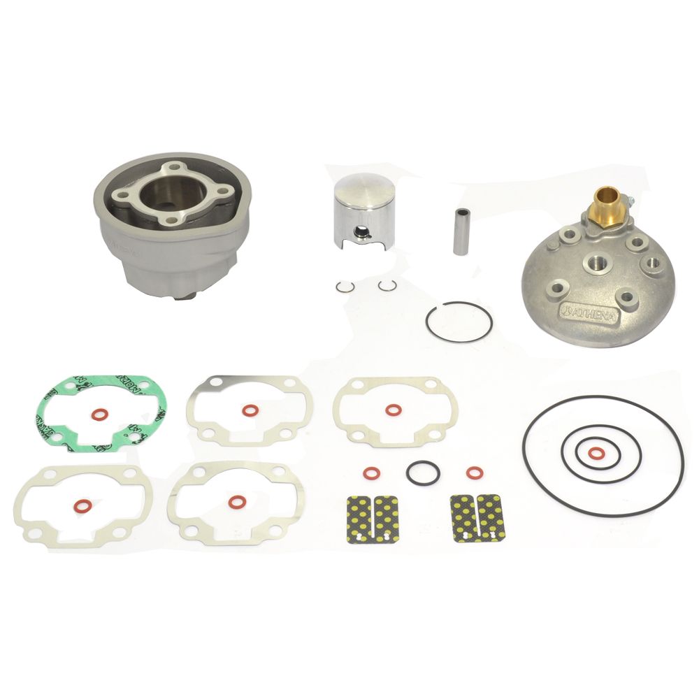 Big Bore Cylinder Kit With Head Ø 47,6 mm, 70 cc, Pin Ø 12 mm, Domed Head Piston - Grafite Offroad