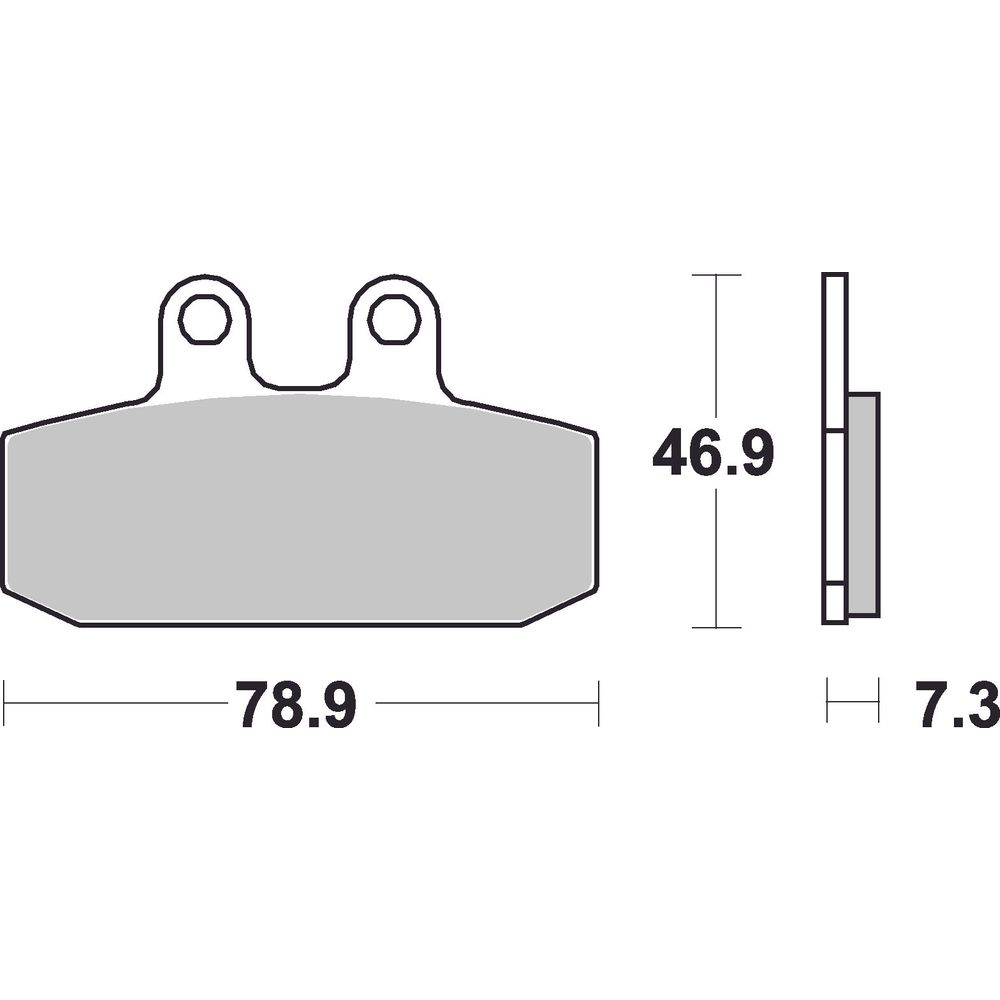 Street Brake Pads | Organic Standard | Front and Rear - Ecer90