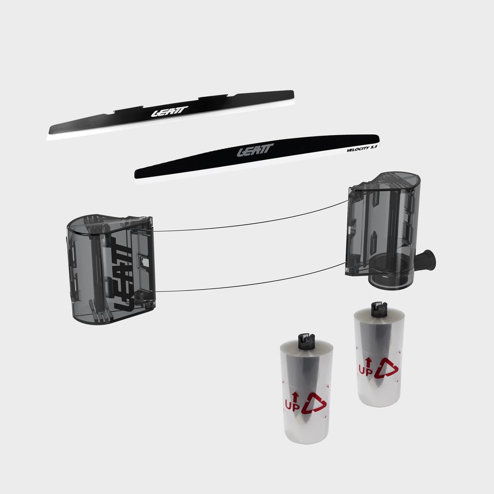 Roll-Off Velocity Kit 5.5/6.5 Canisters+Film+Dirt Strips Leatt