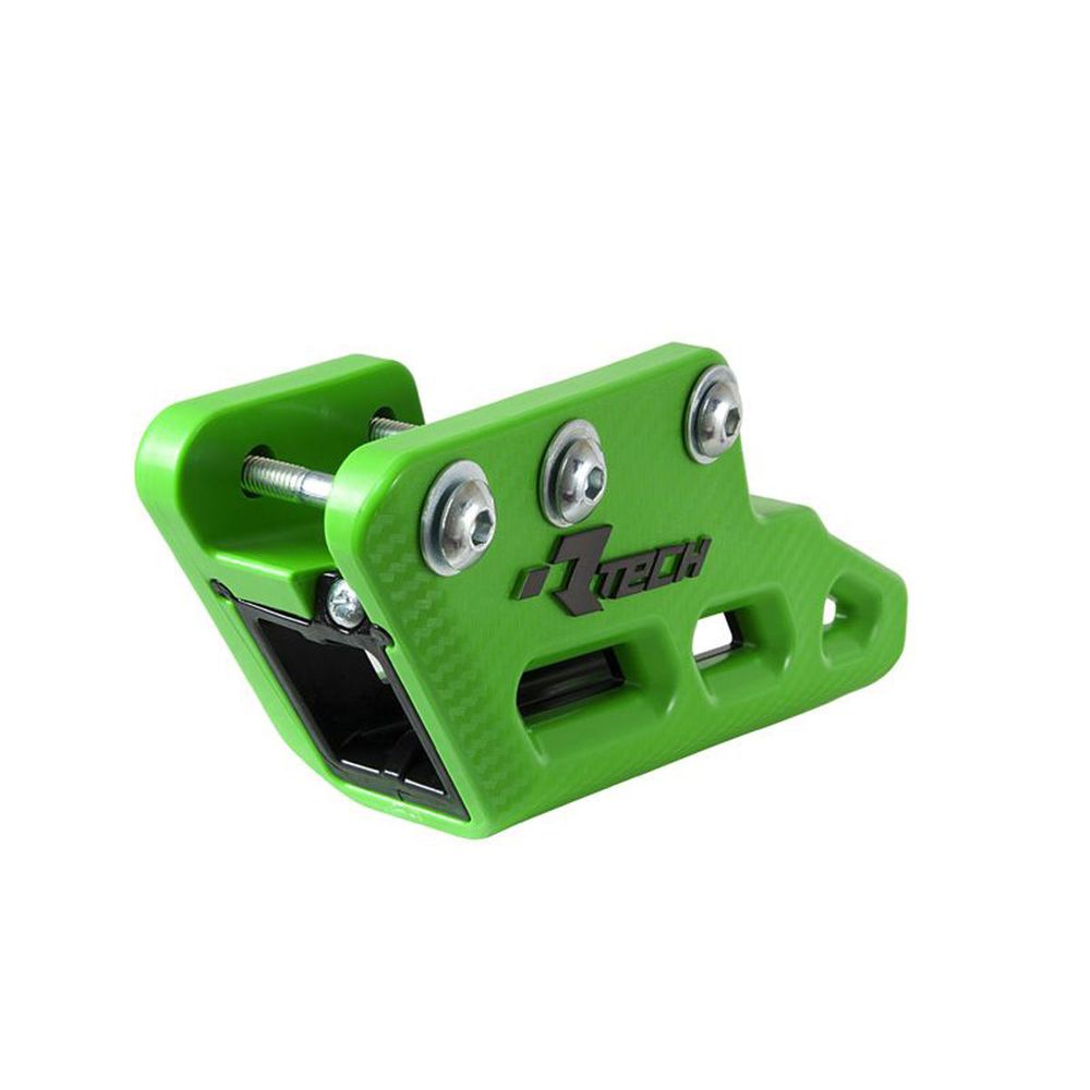 Monoblock R2.0 Worx Chain Guide Kawasaki Green Black - Grafite Offroad