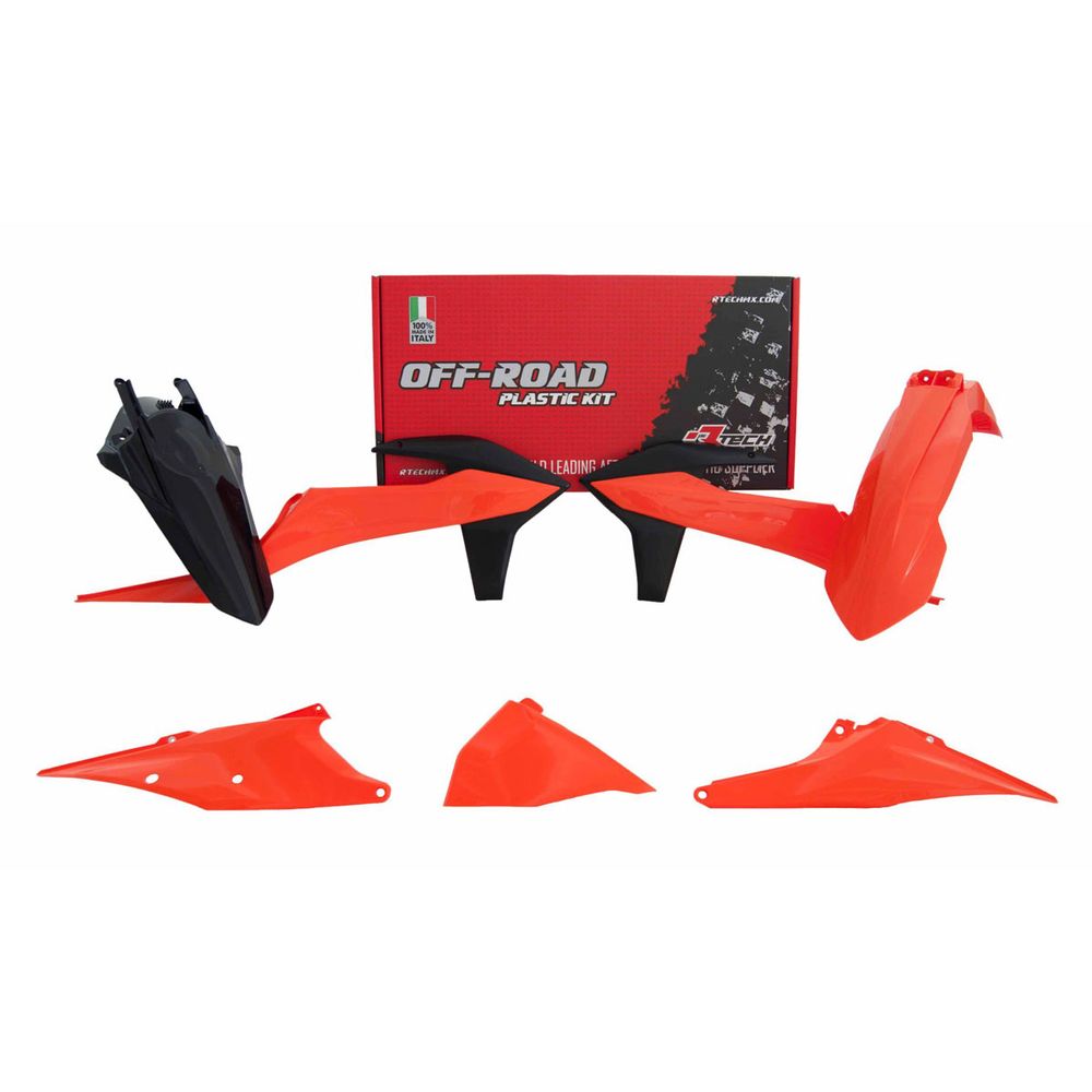Replica Plastics Kit 5 Pcs with Airbox Cover Sx Ktmt Oem - Grafite Offroad