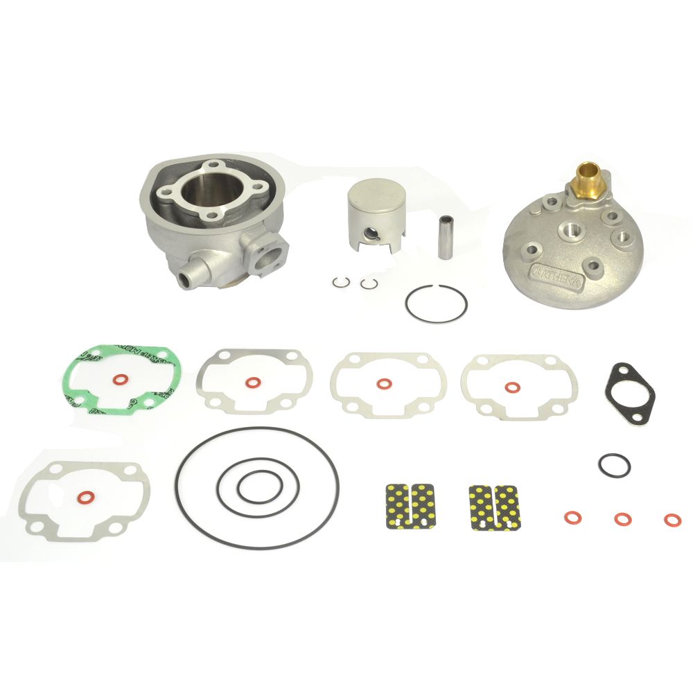 Big Bore Cylinder Kit With Head Ø 47,6 mm, 70 cc, Pin Ø 12 mm, Flat Head Piston - Grafite Offroad