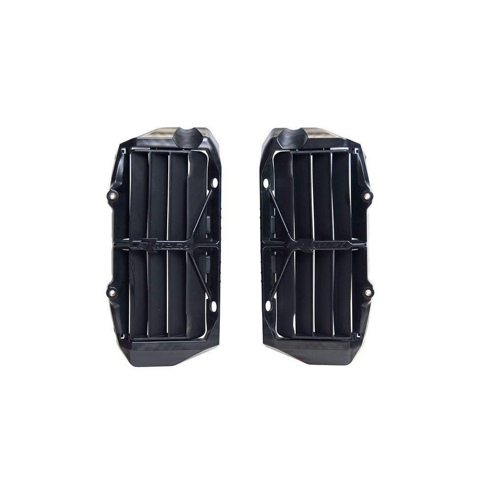 Oversize Reinforced Radiator Louvers Sx-dx Black Replica Ktm/husqvarna - Grafite Offroad