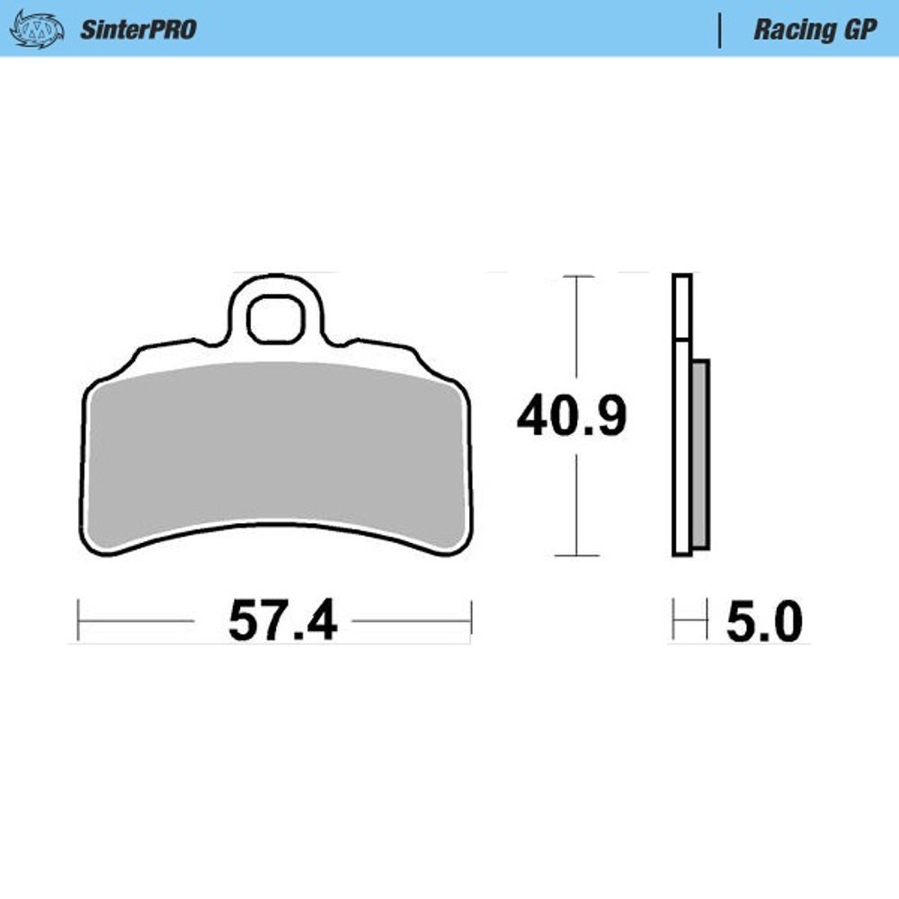 Brake Pads Racing Gp - Front - Grafite Offroad