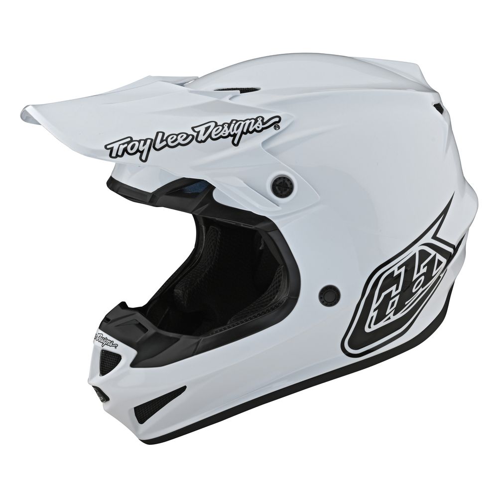 Motorcycle Helmet TLD SE4 POLYACRYLITE MONO in polycarbonate with EPS outer shell
