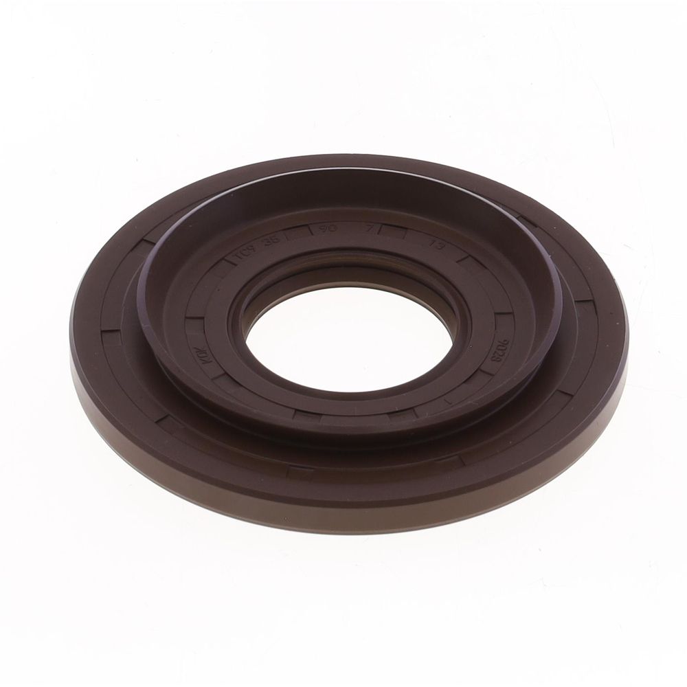 Oil Seal with Rubber Exterior 35x90x7/13 mm in FKM with one Seal-lip, one Dust Lip and Spring - Grafite Offroad