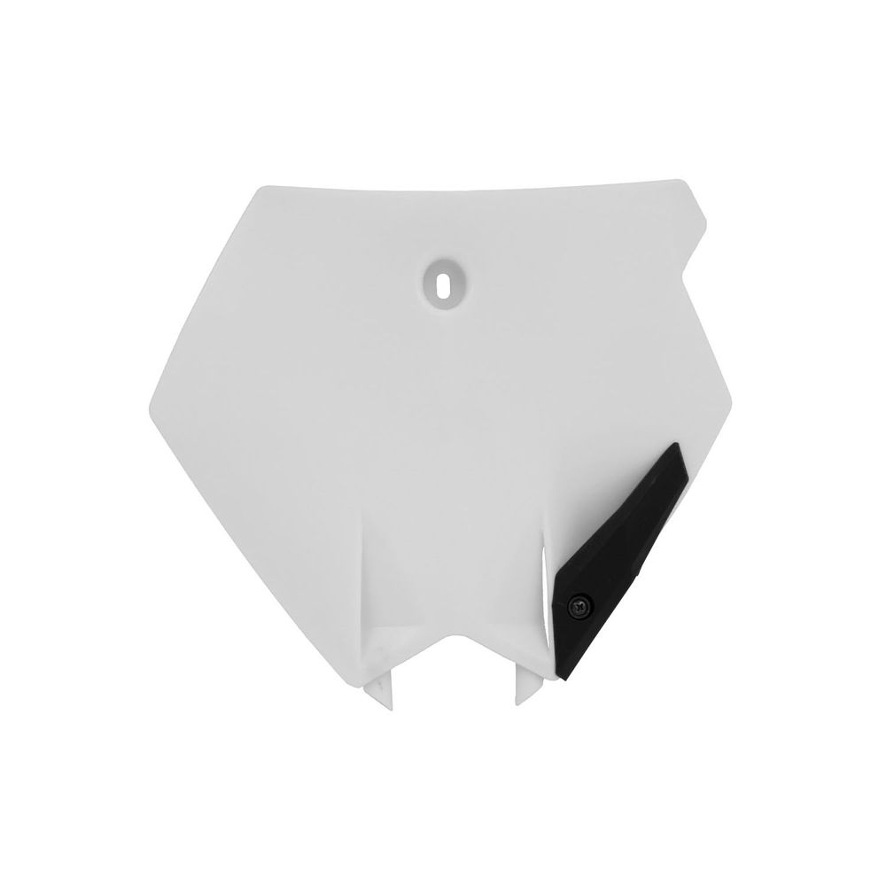 Front Number Plate White Replica Ktm - Grafite Offroad