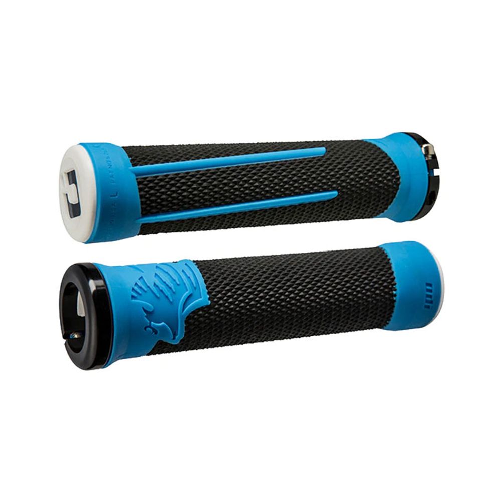 Manopole Mtb Lock On Ag-2 Signature V2.1 | Nero / Blu-Nero