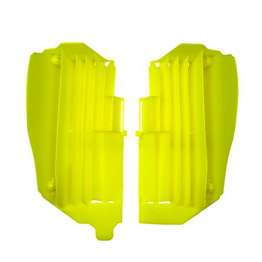 Oversize Radiator Louvers Sx-dx Replica Yamaha Neon Yellow - Grafite Offroad