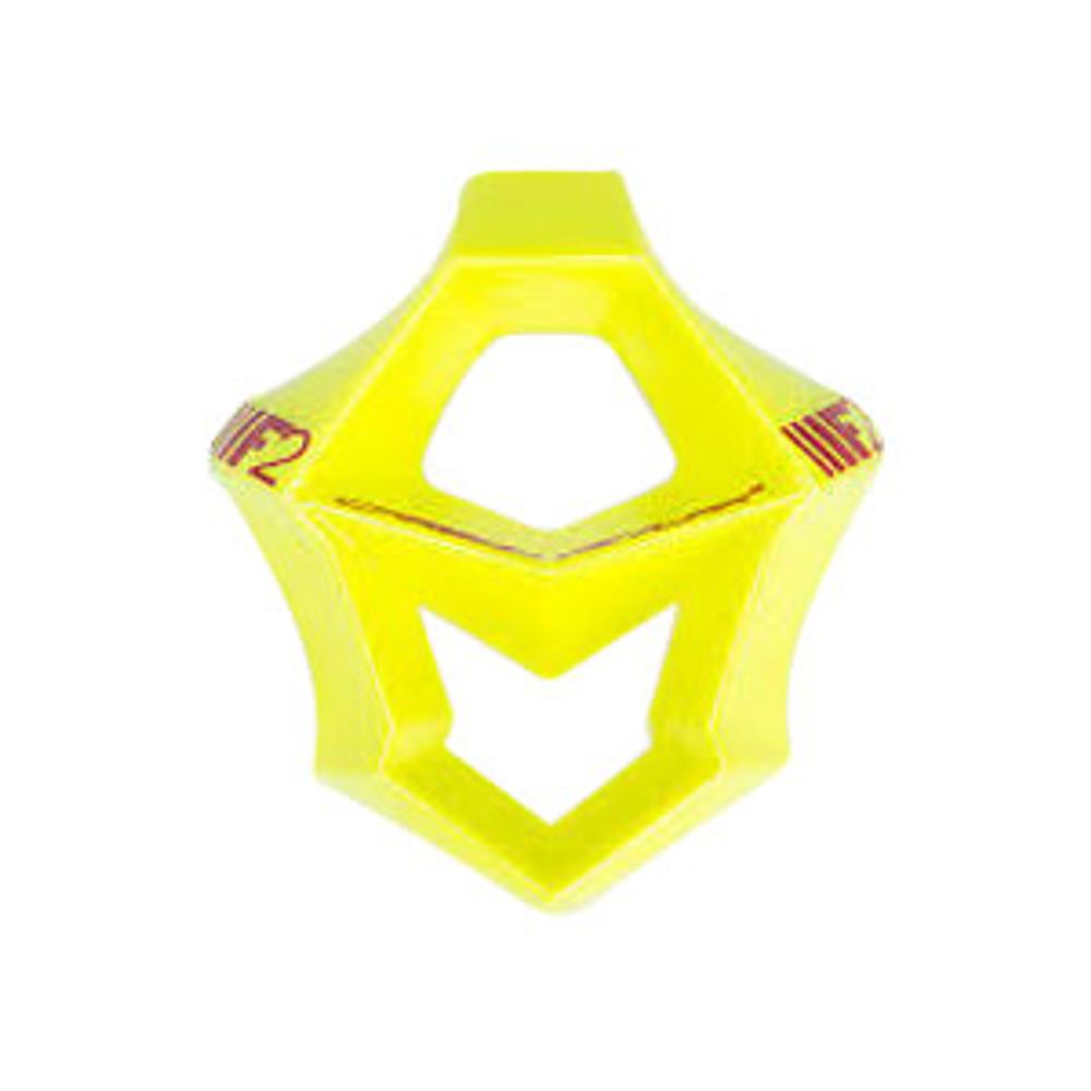 Fly Chin guard Helmet F2 Retrospec Red/Yellow Fluo - Grafite Offroad