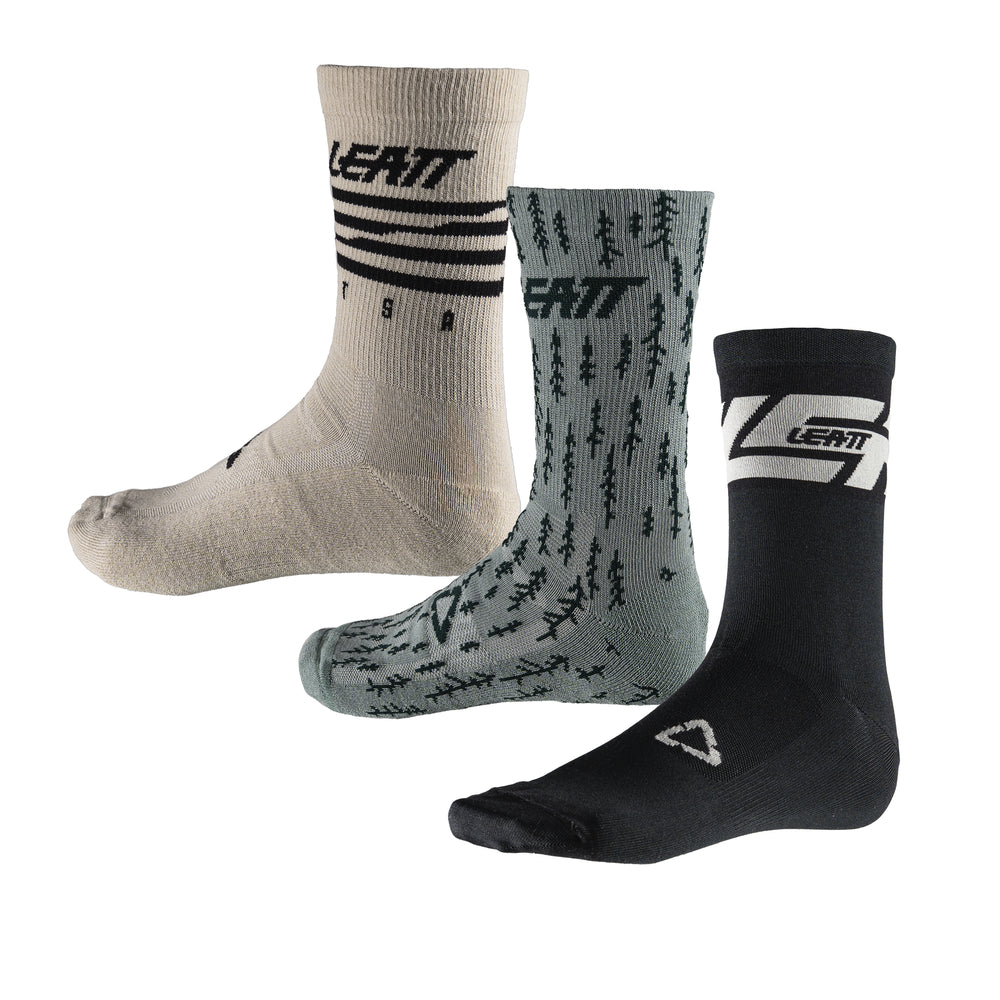 Calze Tecniche Mtb V26 | Confezione 3 Paia | L/xl/eu43-48/uk8.5-12.5/us9-13 Leatt