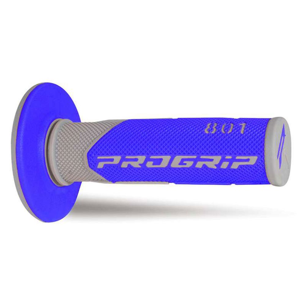 Grips Progrip 801 Mm 22/25 - Double Density - Grey/blue - Grafite Offroad