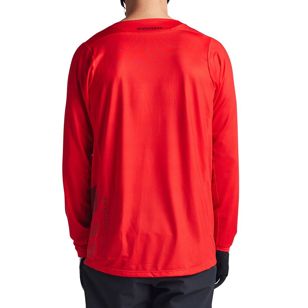 SKYLINE LS JERSEY; SRAM EAGLE ONE FIERY RED 2X