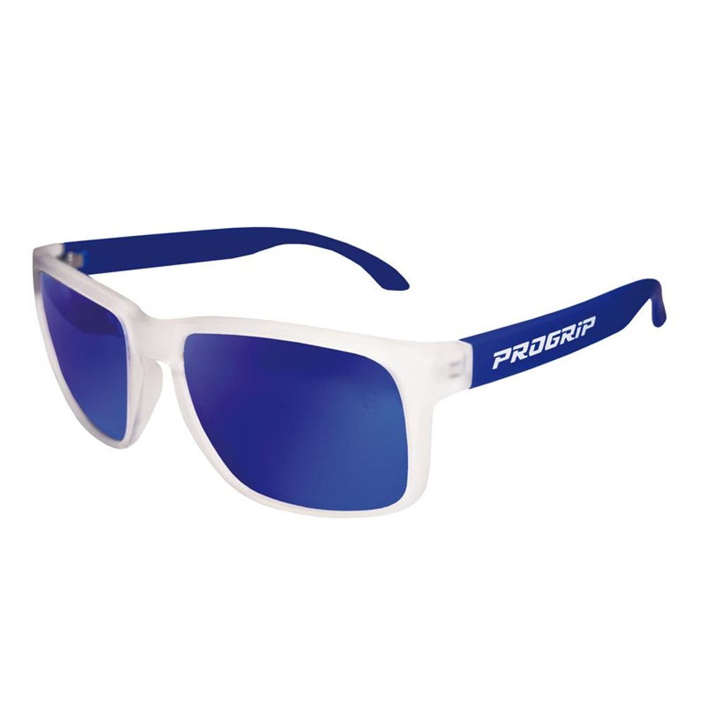 Gafas de sol Progrip 3605 blanco transparente/azul - Lente multicapa azul