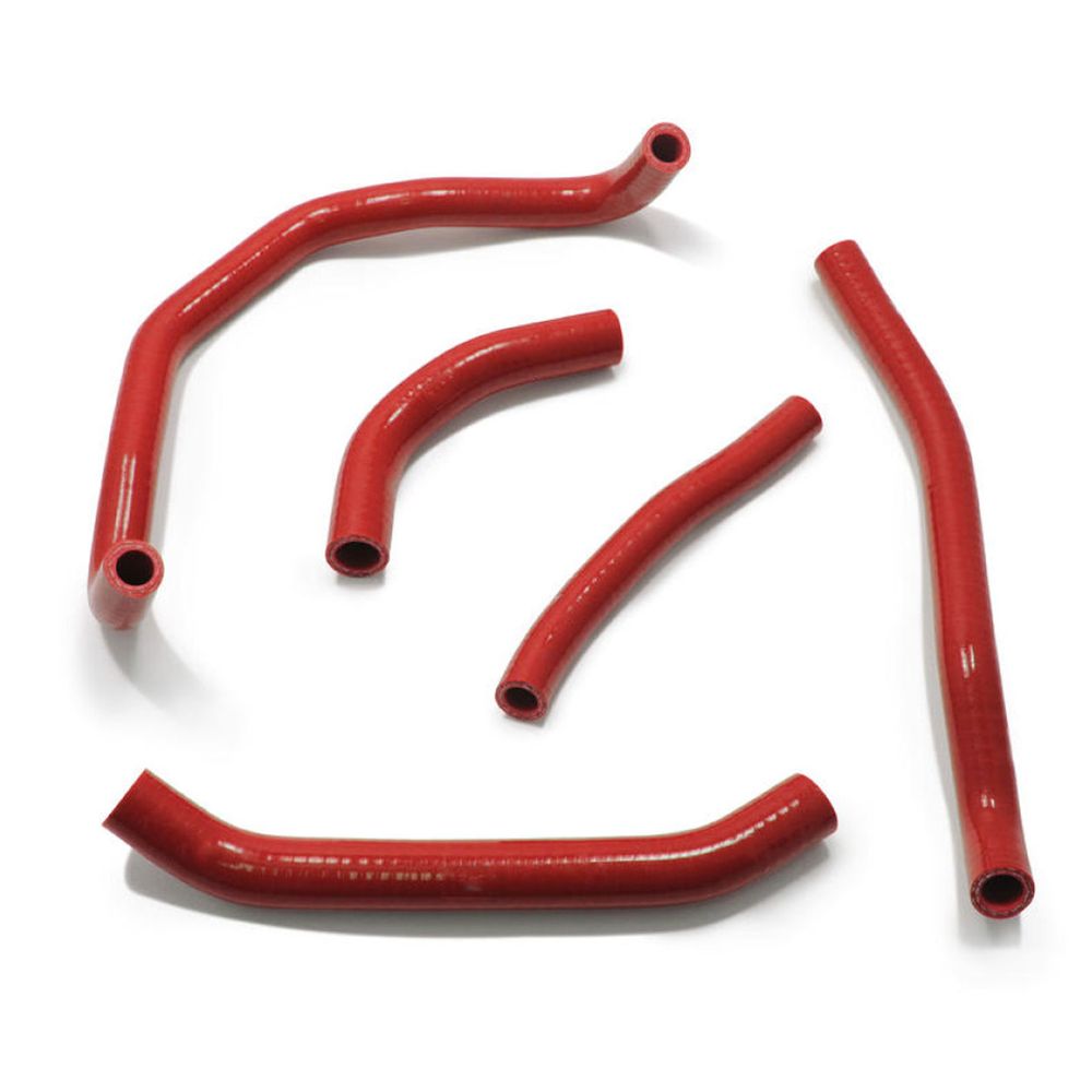 Silicone Radiator Kit "y" Racing Red Honda Crf450 13-14 - Grafite Offroad