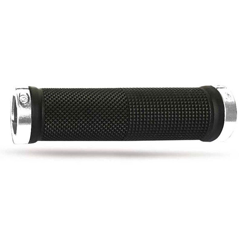 Puños Progrip 999 Mm 22 + Topes - Negro/anillos Blancos