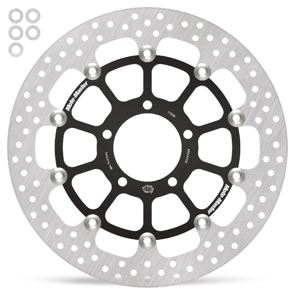 Brake Disc Road Halo - Floating - Front - Kawasaki: Zx10 2016-> - Grafite Offroad